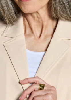 Jersey-Blazer mit Reverskragen