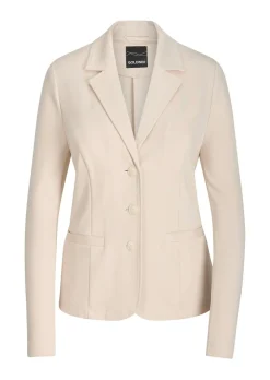 Jersey-Blazer mit Reverskragen