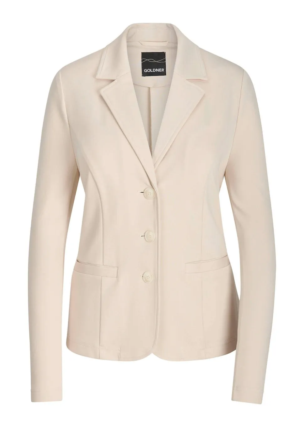 Jersey-Blazer mit Reverskragen