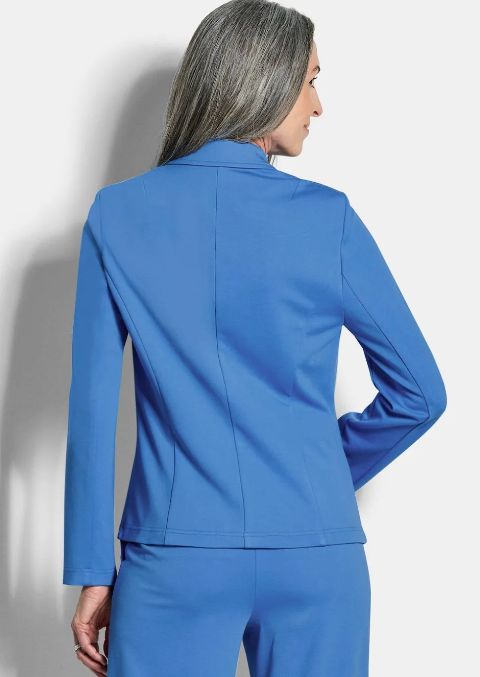 Jersey-Blazer mit Reverskragen