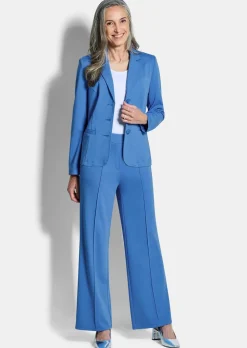 Jersey-Blazer mit Reverskragen