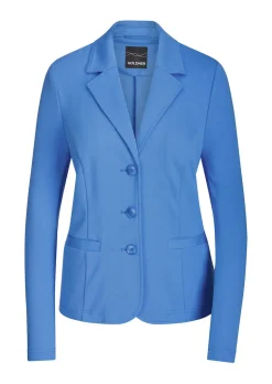 Jersey-Blazer mit Reverskragen