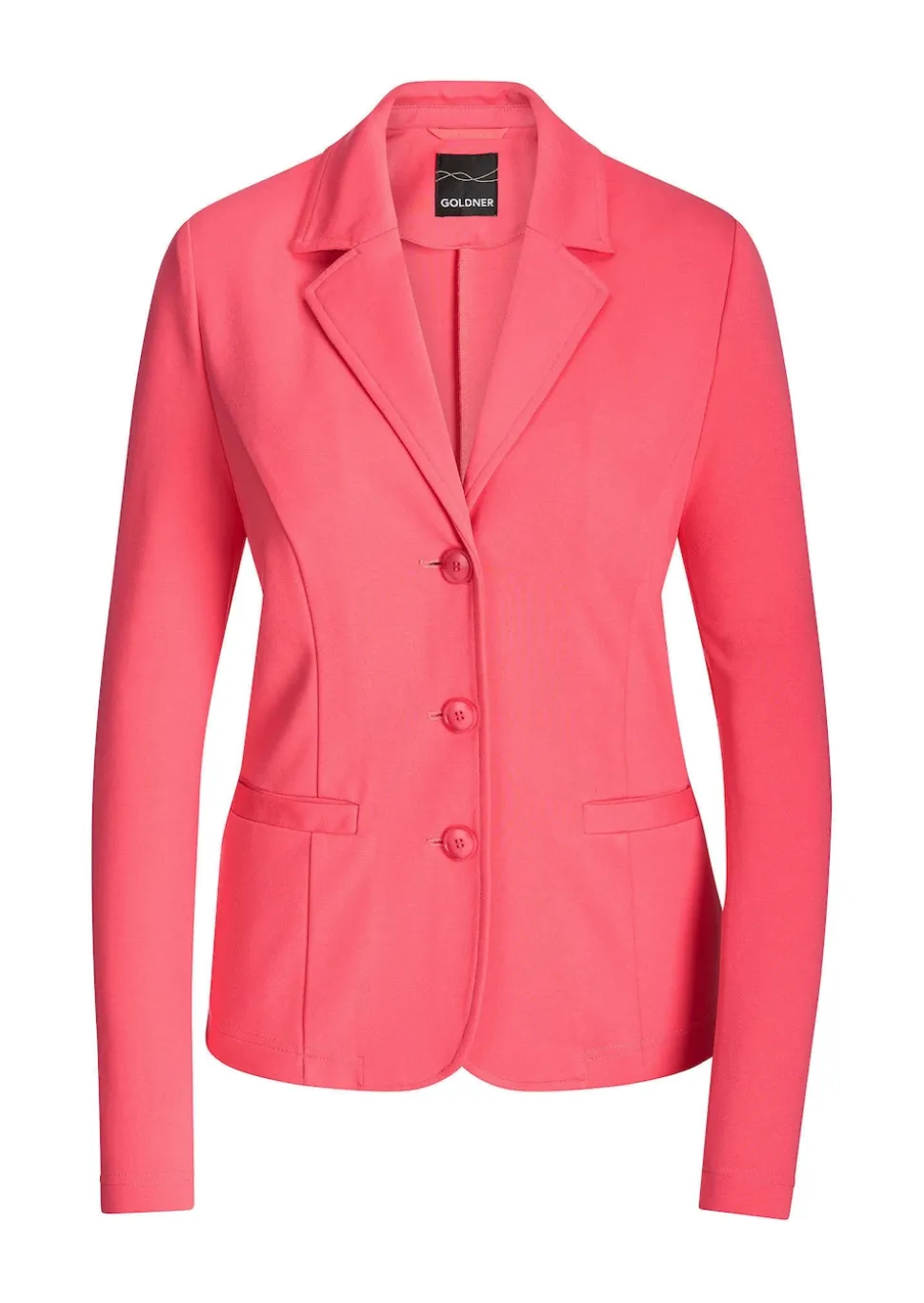 Jersey-Blazer mit Reverskragen