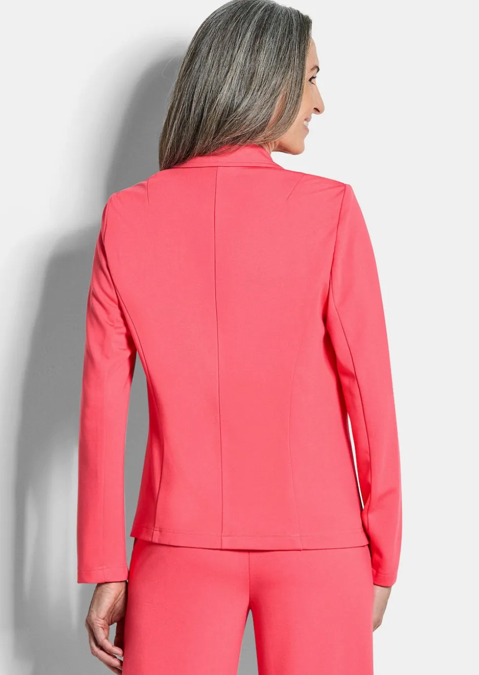 Jersey-Blazer mit Reverskragen
