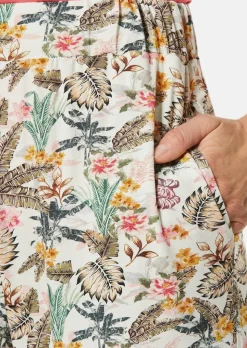 Jersey-Culotte VERA mit Blättermuster