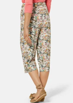 Jersey-Culotte VERA mit Blättermuster