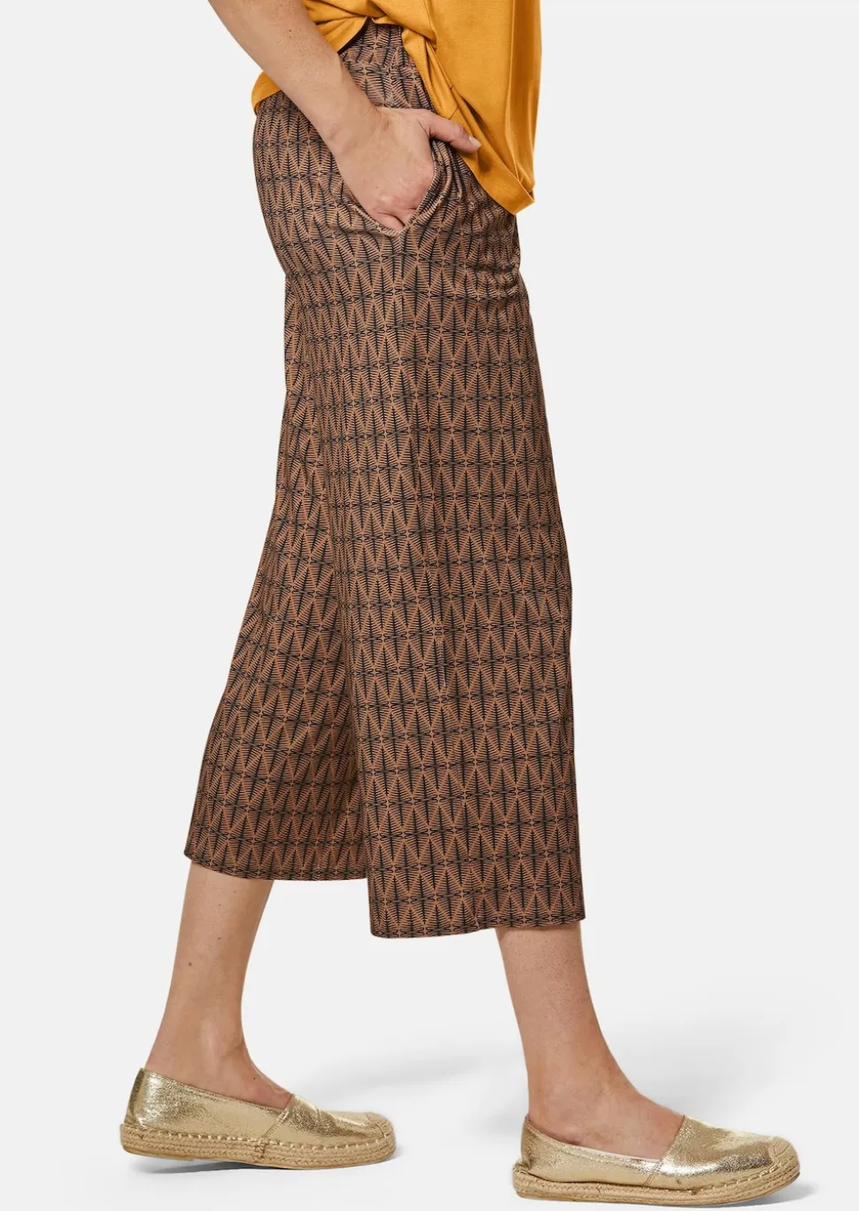 Jersey-Culotte VERA mit geometrischem Print