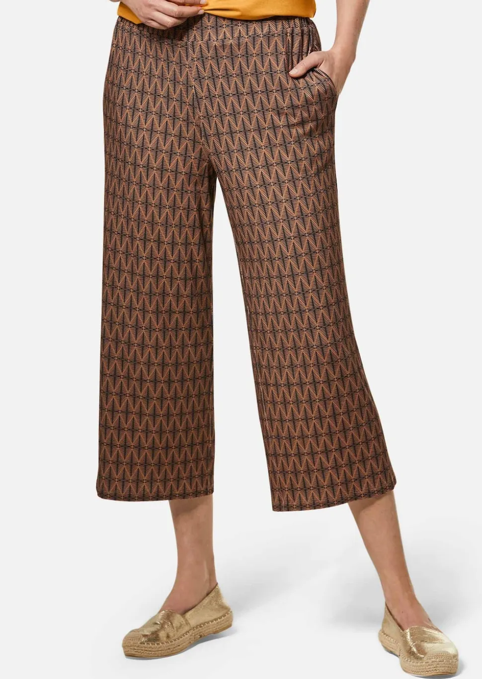 Jersey-Culotte VERA mit geometrischem Print