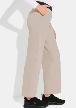 Jersey-Freizeithose mit Biesen