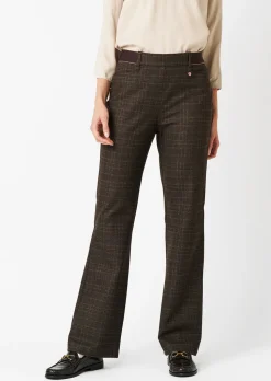 Jerseyhose "Alice New Flared" mit Karomuster