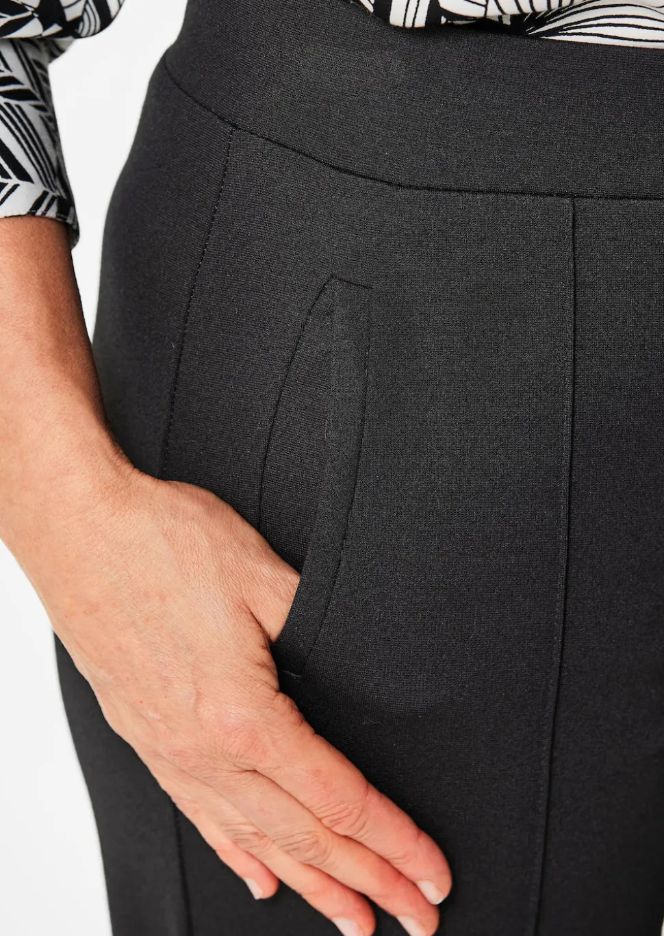 Jerseyhose CARLA mit leichtem Glanz