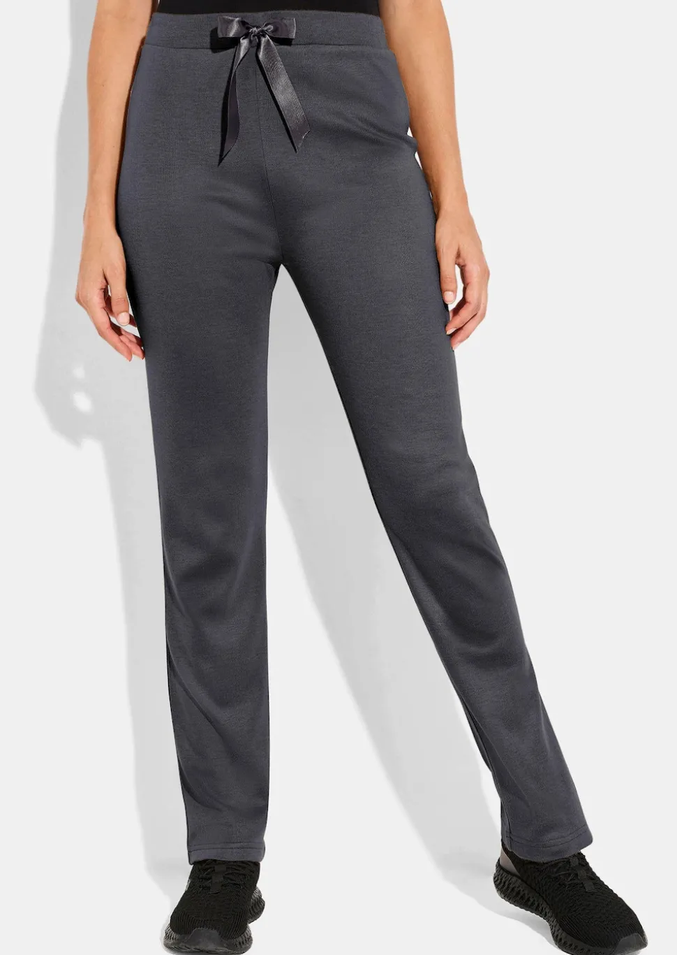 Jersey-Hose in Strickoptik