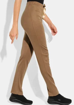 Jersey-Hose in Strickoptik