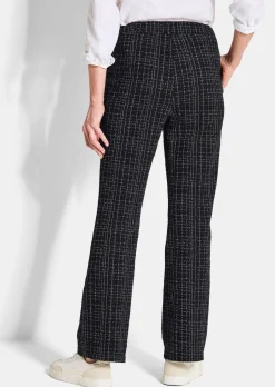 Jerseyhose VERA in Tweed-Optik