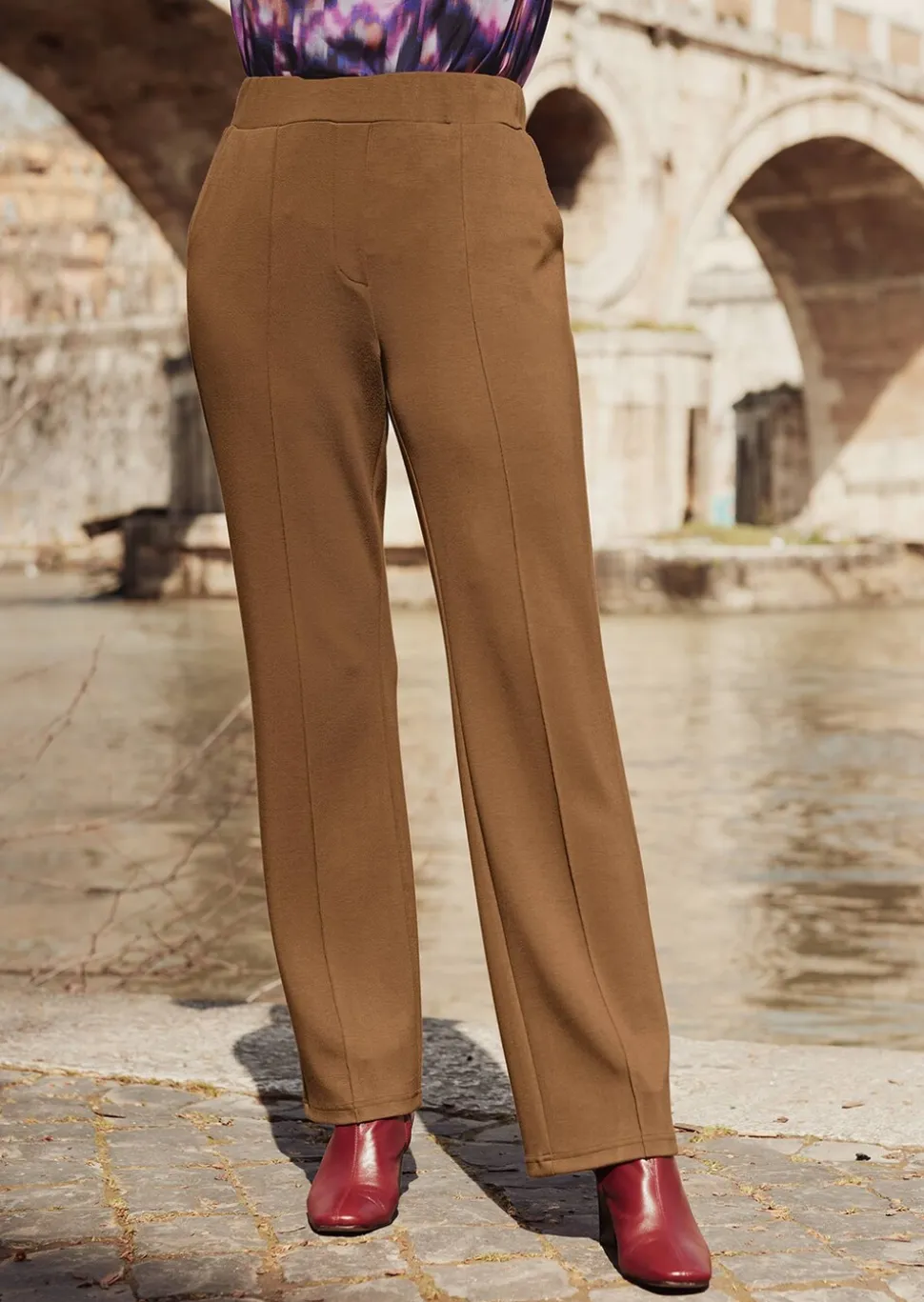 Jerseyhose VERA mit Biesen