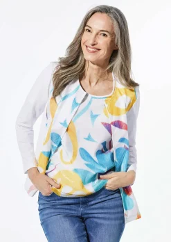 Jerseyjacke mit Pailletten