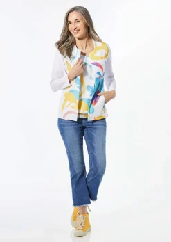 Jerseyjacke mit Pailletten