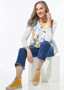 Jerseyjacke mit Pailletten