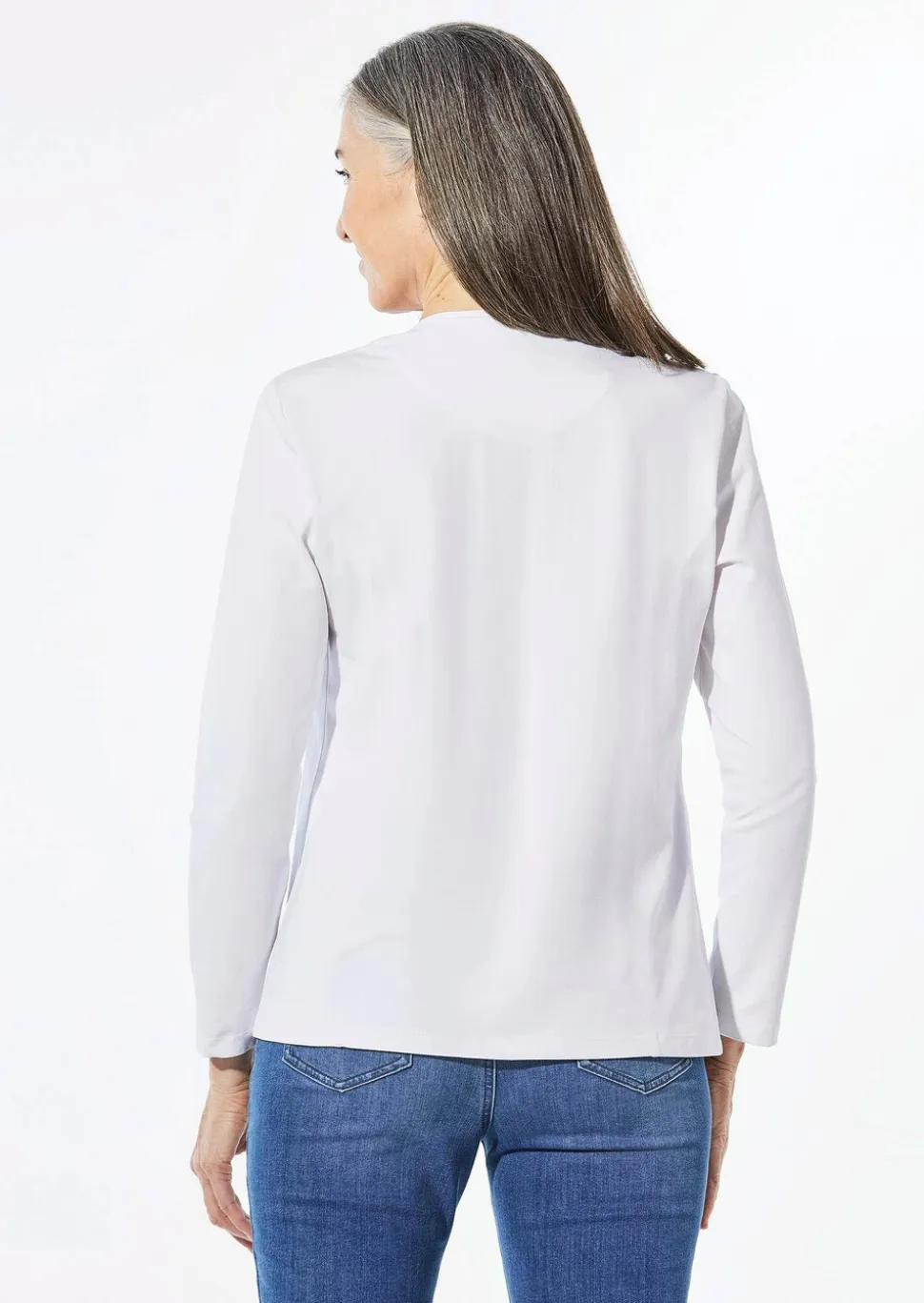 Jerseyjacke mit Pailletten