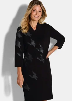 Jerseykleid mit edlem Frontprint