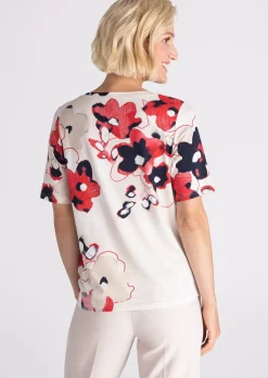 Jersey-Shirt aus Baumwolle und Modal