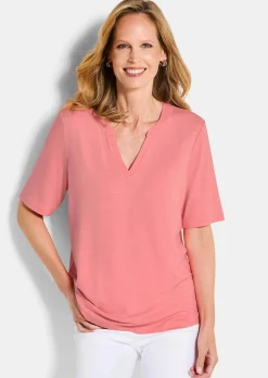 Jersey-Shirt aus weicher Viskose