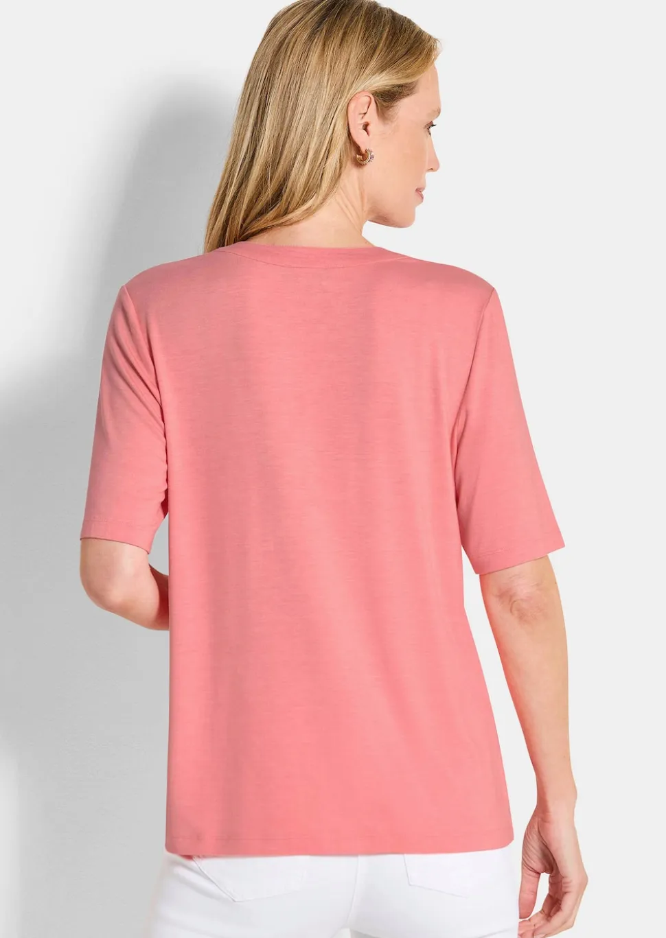 Jersey-Shirt aus weicher Viskose