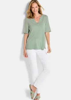 Jersey-Shirt aus weicher Viskose