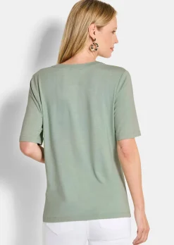 Jersey-Shirt aus weicher Viskose