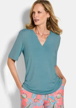 Jersey-Shirt aus weicher Viskose