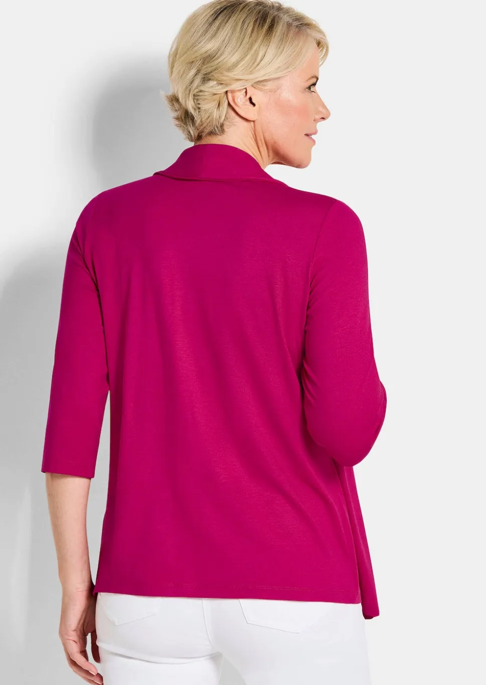 Jersey-Shirt in 2-in-1-Optik