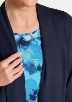 Jersey-Shirt in 2-in-1-Optik