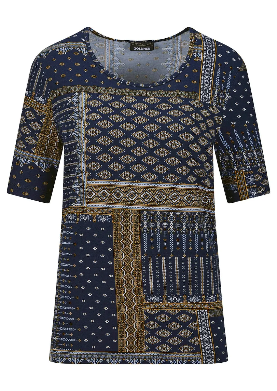Jersey-Shirt mit edlem Druck