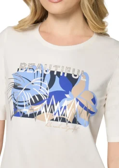 Jersey-Shirt mit Frontmotiv