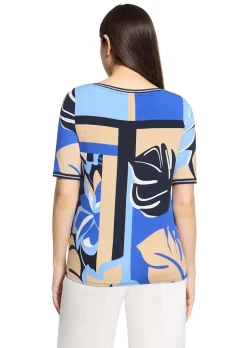 Jersey-Shirt mit Glitzerdetails