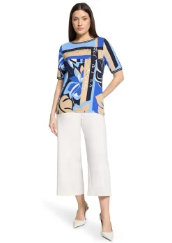 Jersey-Shirt mit Glitzerdetails