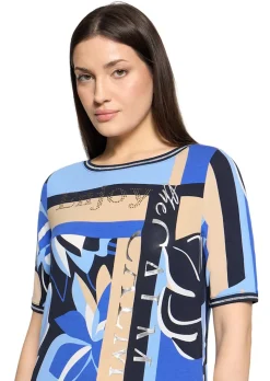 Jersey-Shirt mit Glitzerdetails