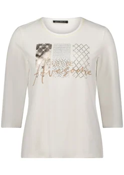 Jersey-Shirt mit glitzerndem Frontmotiv