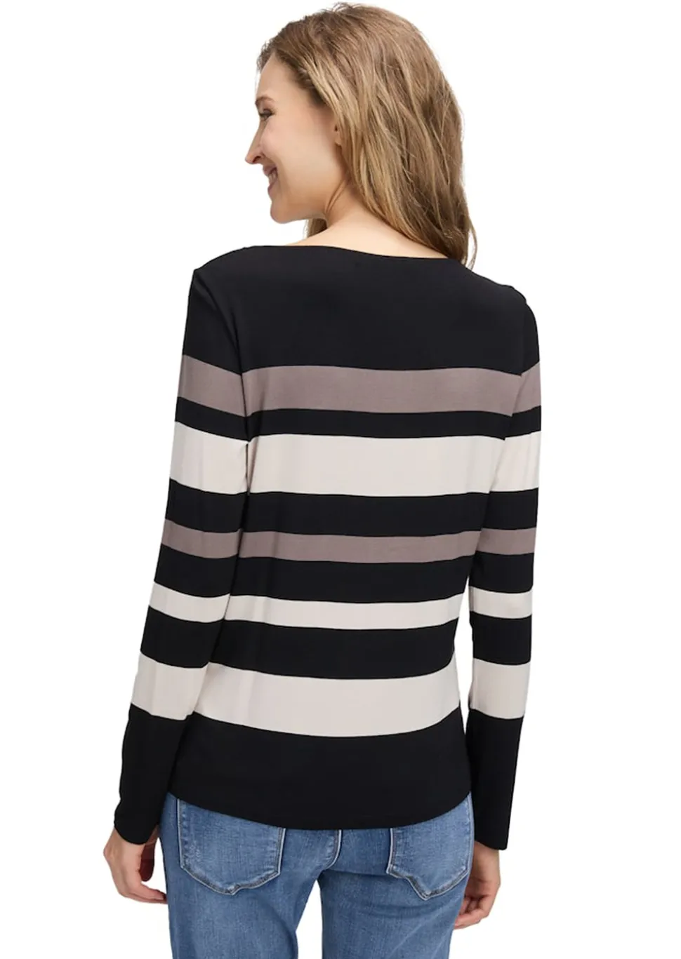 Jersey-Shirt mit Glitzersteinen