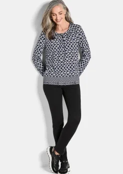 Jersey-Shirt mit grafischem Print