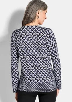 Jersey-Shirt mit grafischem Print
