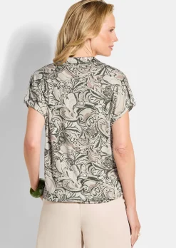Jersey-Shirt mit Gummibündchen