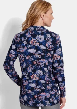 Jersey-Shirt mit Knotendetail