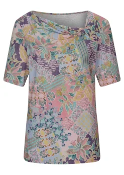 Jersey-Shirt mit Knotendetail
