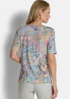 Jersey-Shirt mit Knotendetail