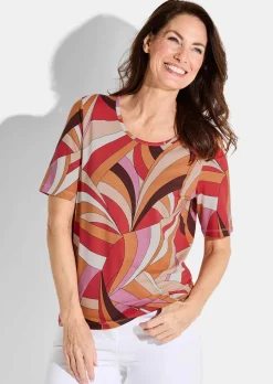 Jersey-Shirt mit kombistarkem Muster