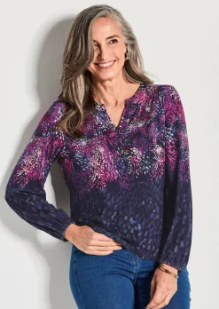 Jersey-Shirt mit Konfetti-Muster