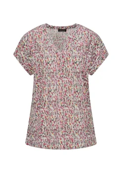 Jersey-Shirt mit Millefleurs-Print