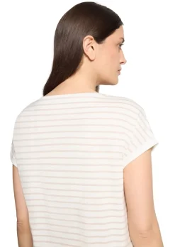 Jersey-Shirt mit Netz-Einsatz