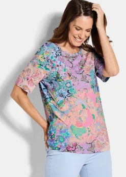 Jersey-Shirt mit Paisleymuster